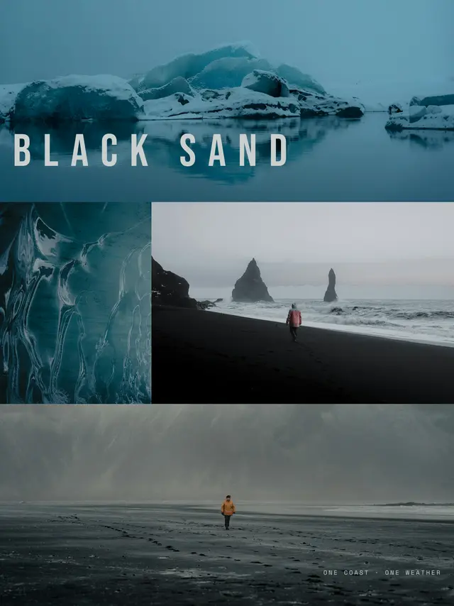 Black Sand grid layout